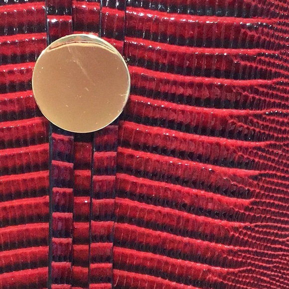 Estée Lauder‎ Retile Print Travel Case for Cosmetics, Lingerie; Red and Black - Picture 11 of 11